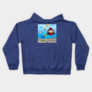 SCUBA Diving Too Deep Kids Hoodie